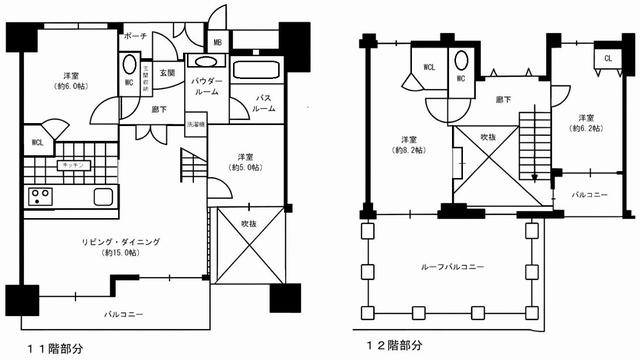 谷町六丁目駅 徒歩3分 構造:鉄筋コンクリート造専有面積:97.84平米 ( 29.59坪 )