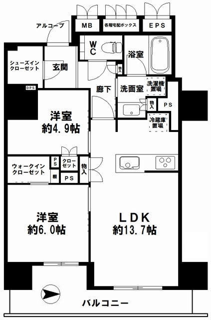 堺筋本町駅 徒歩4分 構造:鉄筋コンクリート造専有面積:60.05平米 ( 18.16坪 )
