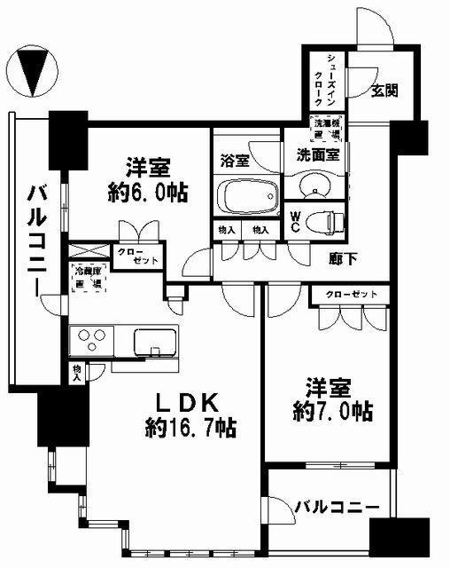 なんば駅 徒歩4分 構造:鉄筋コンクリート造専有面積:70.98平米 ( 21.47坪 )