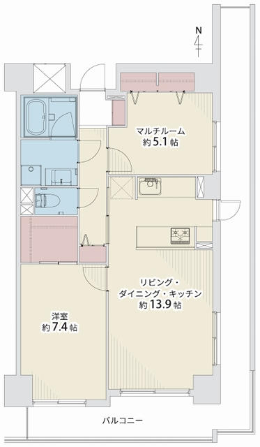 長堀橋駅 徒歩7分 構造:鉄骨鉄筋コンクリート造専有面積:63.28平米 ( 19.14坪 )