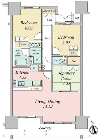 日本橋駅 徒歩5分 構造:鉄骨鉄筋コンクリート造専有面積:70.13平米 ( 21.21坪 )