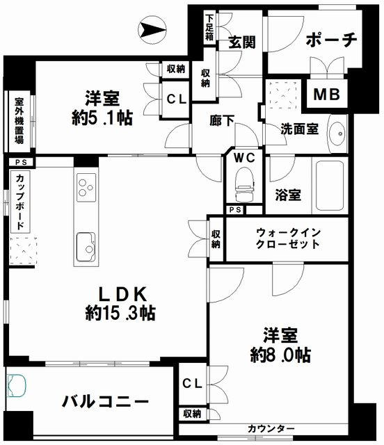 松屋町駅 徒歩4分 構造:鉄筋コンクリート造専有面積:72.68平米 ( 21.98坪 )