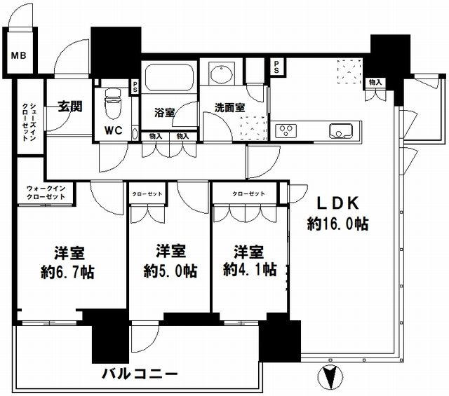 玉造駅 徒歩7分 構造:鉄筋コンクリート造一部鉄骨造専有面積:78.09平米 ( 23.62坪 )