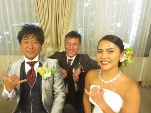 結婚披露パーティーに行ってきました