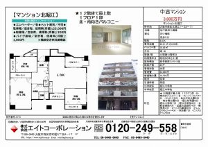 【マンション北堀江　1201号室】オープンハウス情報