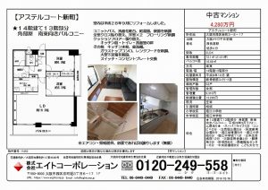 オープンハウス情報【アステルコート新町　1302号室】