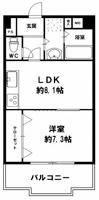 分譲貸　【藤和シティコープ谷五　１ＬＤＫ】　の紹介です