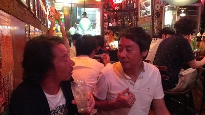 友人らと　一杯