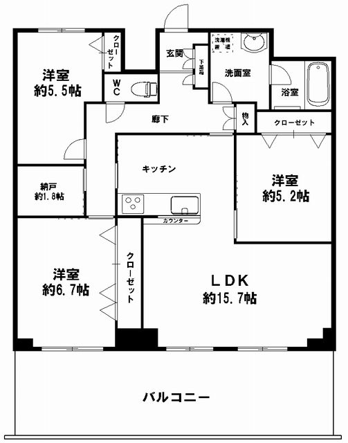 オープンハウス情報　【シャンピア阿波座　６０２号室】