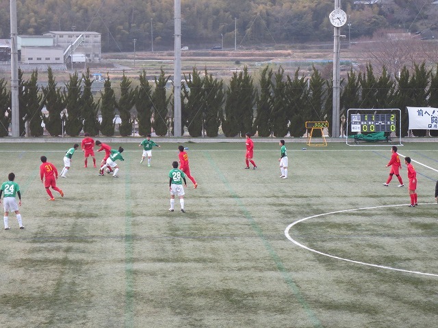 久しぶりに　息子のサッカーです